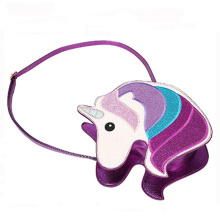 New Fashion Leather Women 3D Unicorn Shoulder Crossbody Bag For Kids